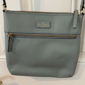 Kate Spade cross body bag in a light blue color